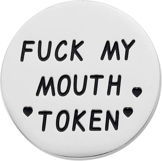 Romantic Naughty Token Set for Couples - Fun Valentine's Day Gift for Him