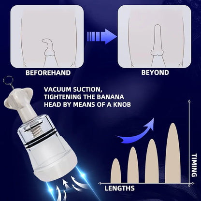 Professional 3-in-1 Penis Traction & Stretching Kit with Silicone Sleeve, Pump, and Adjustable Straps for Male Enhancement