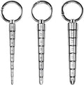 FST 3-Piece Stainless Steel Graduated Urethral Sound Dilator Set for Male Stimulation and Training