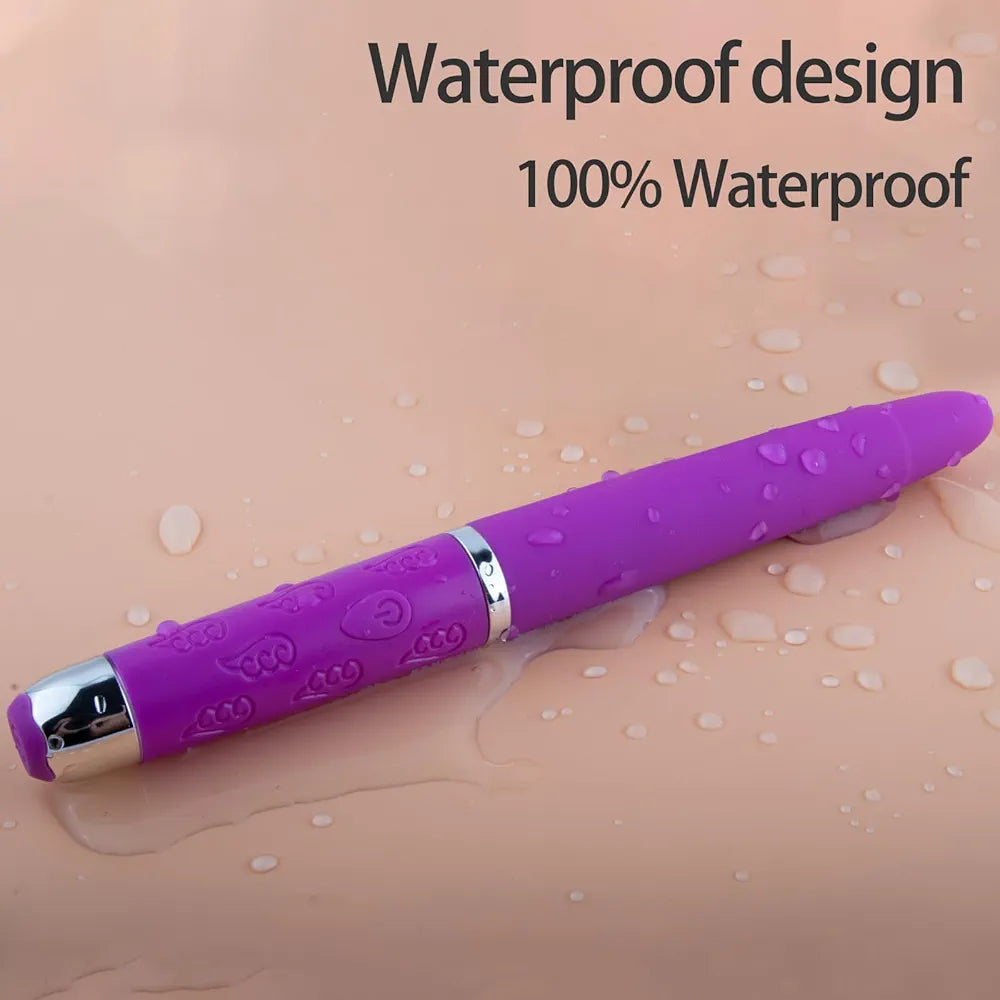 10-Frequency Mini Wand Vibrator for Clitoral and G-Spot Stimulation