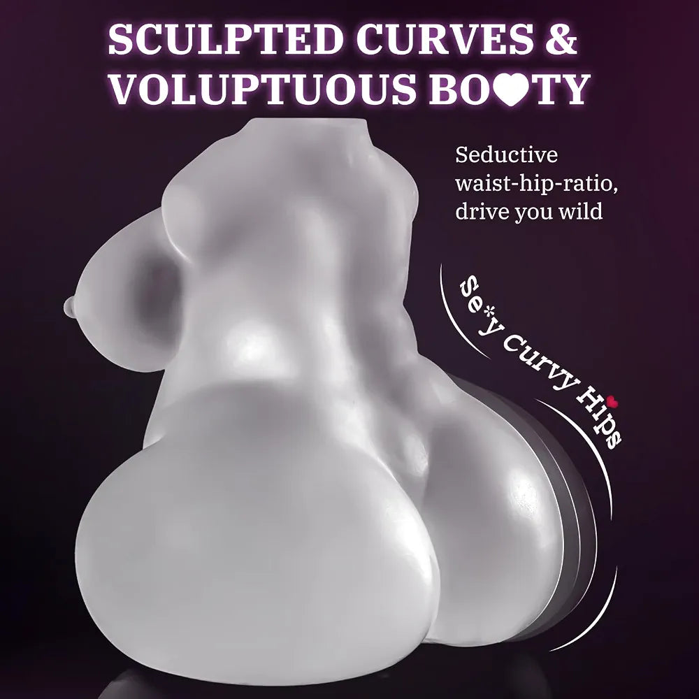 Realistic Dual-Channel Male Masturbator with Textured Vagina and Anal Simulation