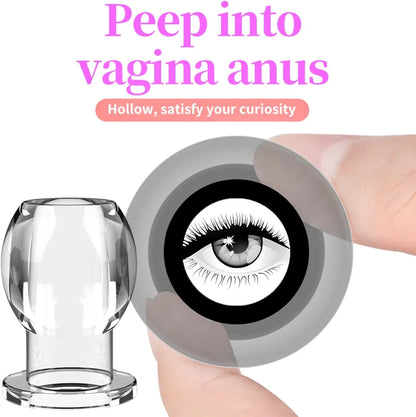 Clear Silicone Anal Plug and Dilator Set for Couples