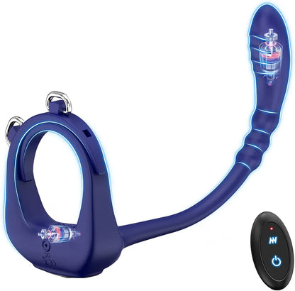 SOARPPIE Vibrating Prostate Massager and Anal Bead Stimulator for Men