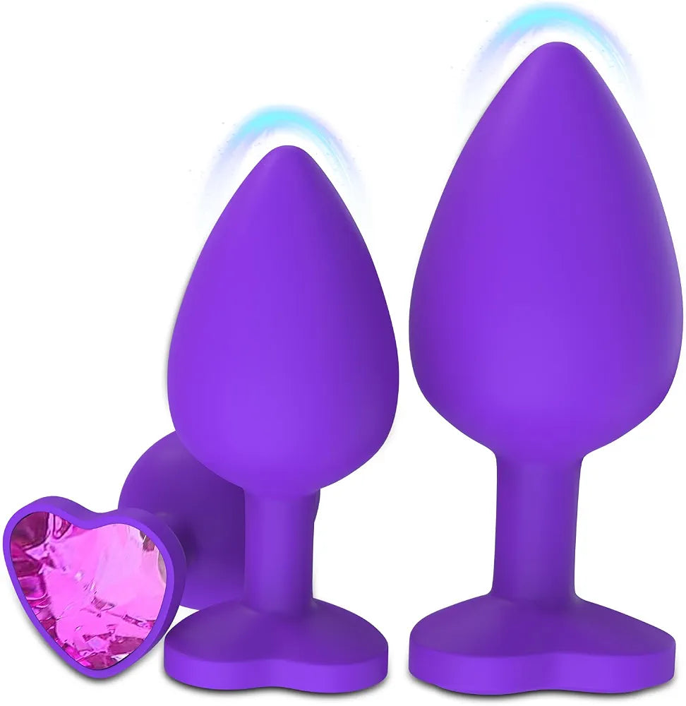 3-Piece Silicone Anal Training Plug Set for Beginners
