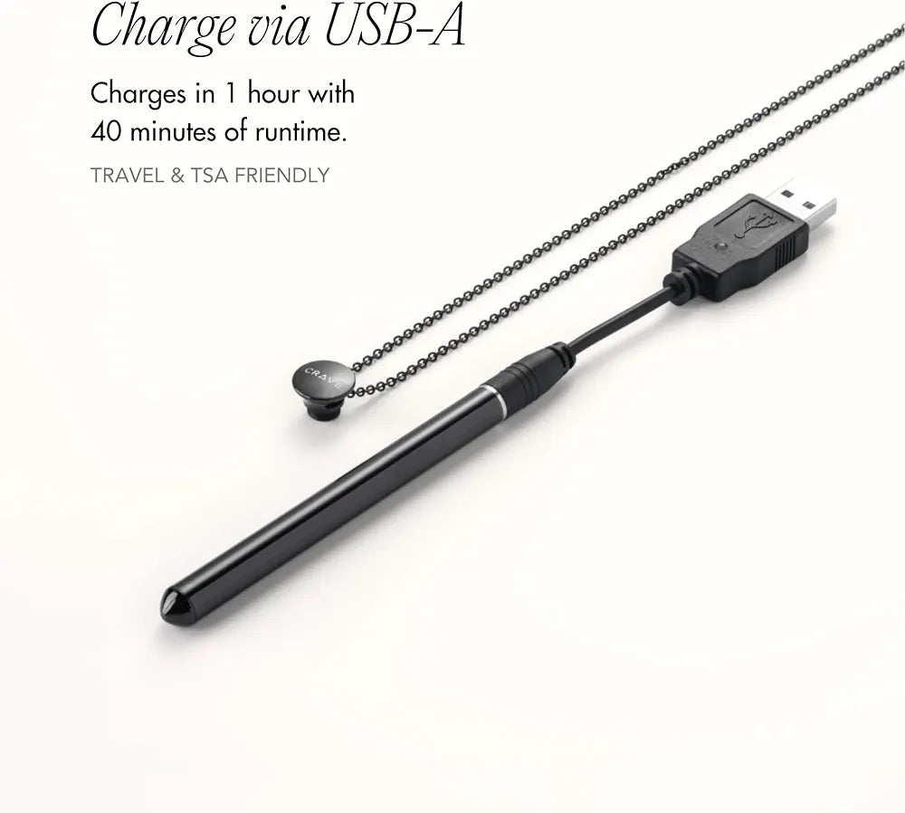 Crave Vesper 2 Original Vibrator Necklace - Discreet Wearable Luxury Vibrating Pendant for Adults