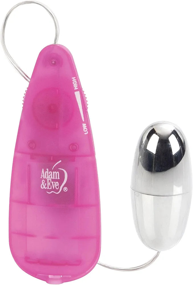 Adam & Eve Vibrating Silver Bullet 2.0: Powerful Multi-Speed Clitoral & Vaginal Vibrator with 31-Inch Cord