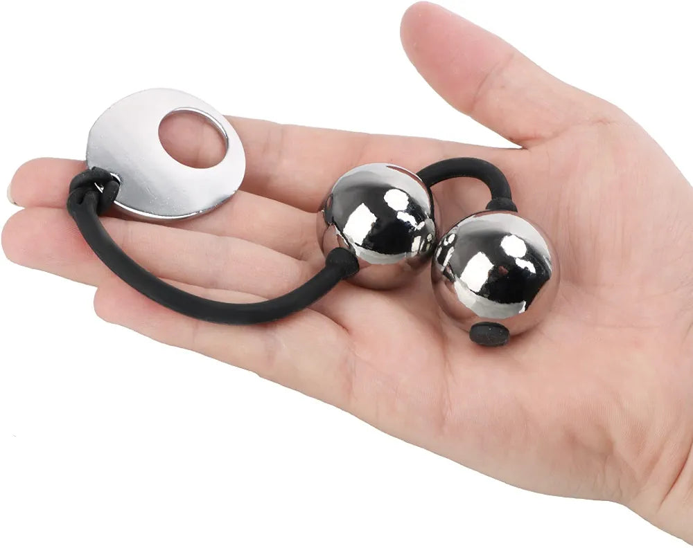 Premium Weighted Stainless Steel Kegel Exercise Beads for Pelvic Floor Training 220g