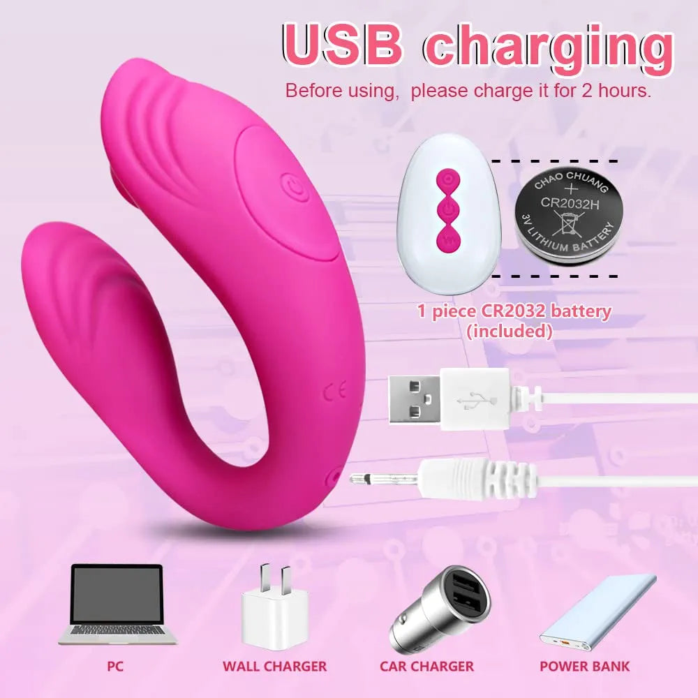 Bee-Shaped Wearable Remote Control Vibrator with 10 Sucking and Vibration Modes for Clitoral and G-Spot Stimulation