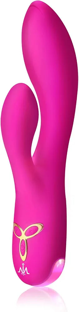 Premium Rechargeable Rabbit G-Spot & Clitoral Vibrator - Waterproof Dual-Stimulation Massager