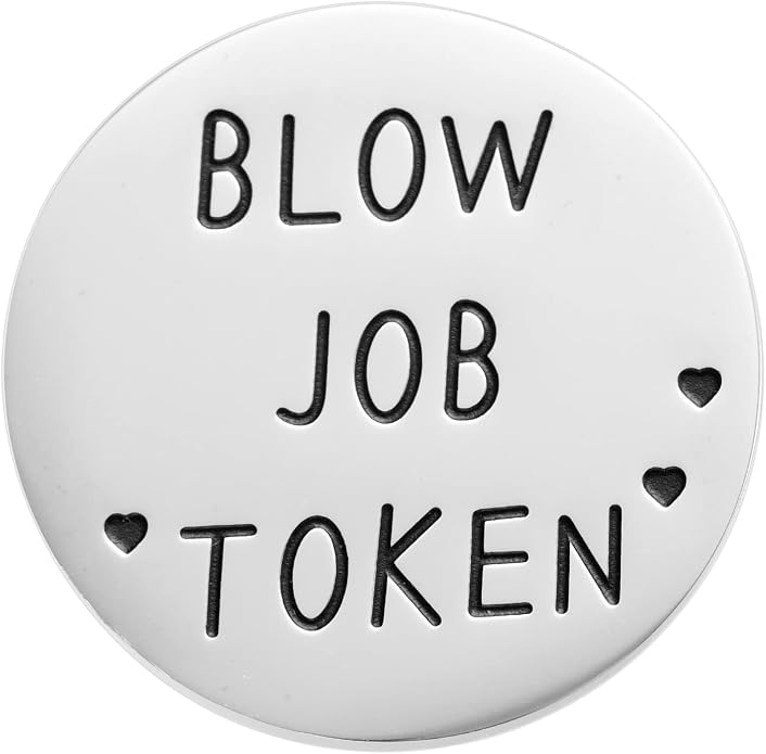 Romantic Naughty Token Set for Couples - Fun Valentine's Day Gift for Him