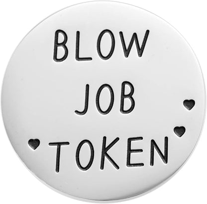 Romantic Naughty Token Set for Couples - Fun Valentine's Day Gift for Him