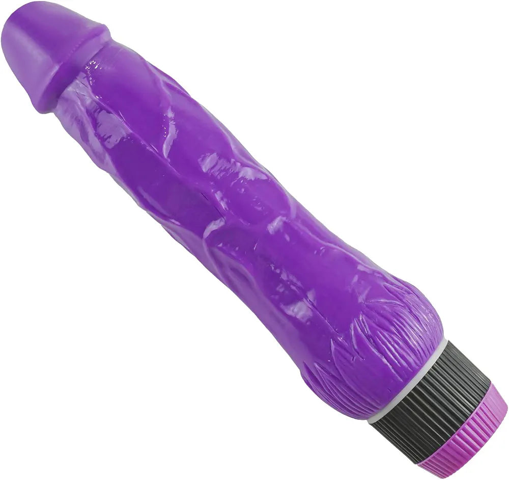 Realistic 8.7-Inch Vibrating G-Spot and Clitoral Stimulator for Couples