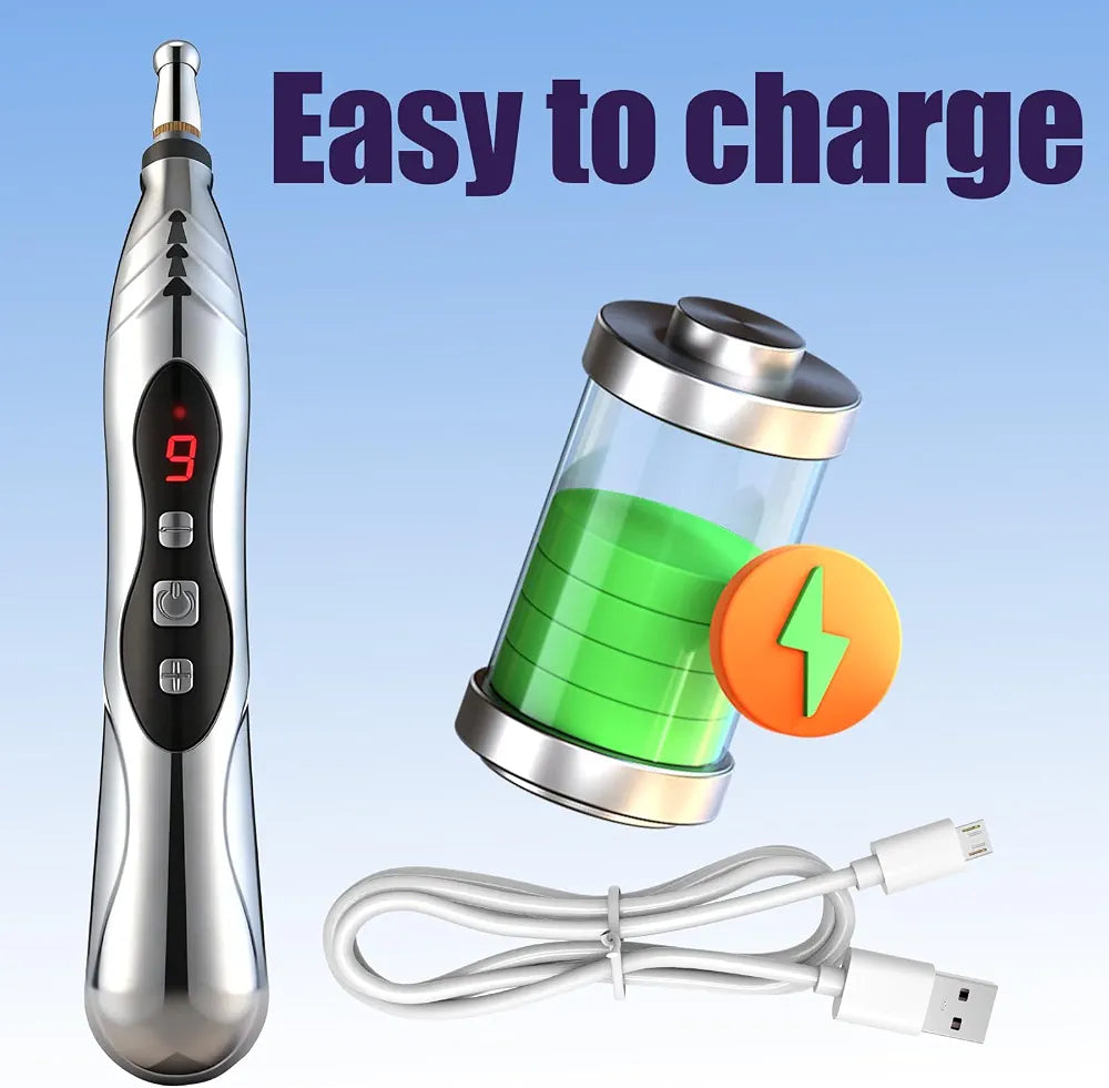 Adjustable 9-Level Electric Stimulation Wand for BDSM and Couples Play