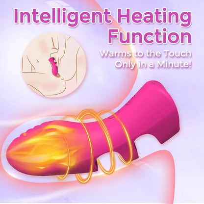 Butterfly Clitoral & G-Spot Vibrator with 10 Vibration Modes and Heating Function