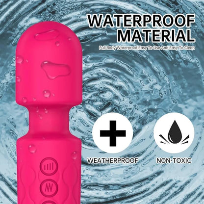 Premium Rechargeable Wand Massager with 160 Vibration Modes for Targeted Clitoral and G-Spot Stimulation