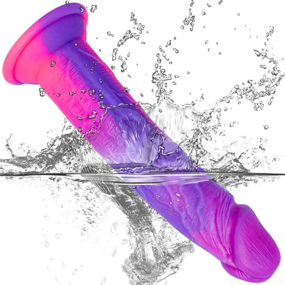 12-Inch Realistic Soft Silicone Extra-Long Thick Dildo with Strong Suction Cup for Hands-Free Play