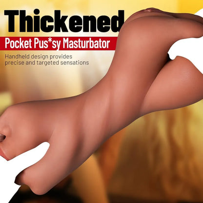 Realistic Oral Sex Stroker for Men with Vivid Tongue and Teeth