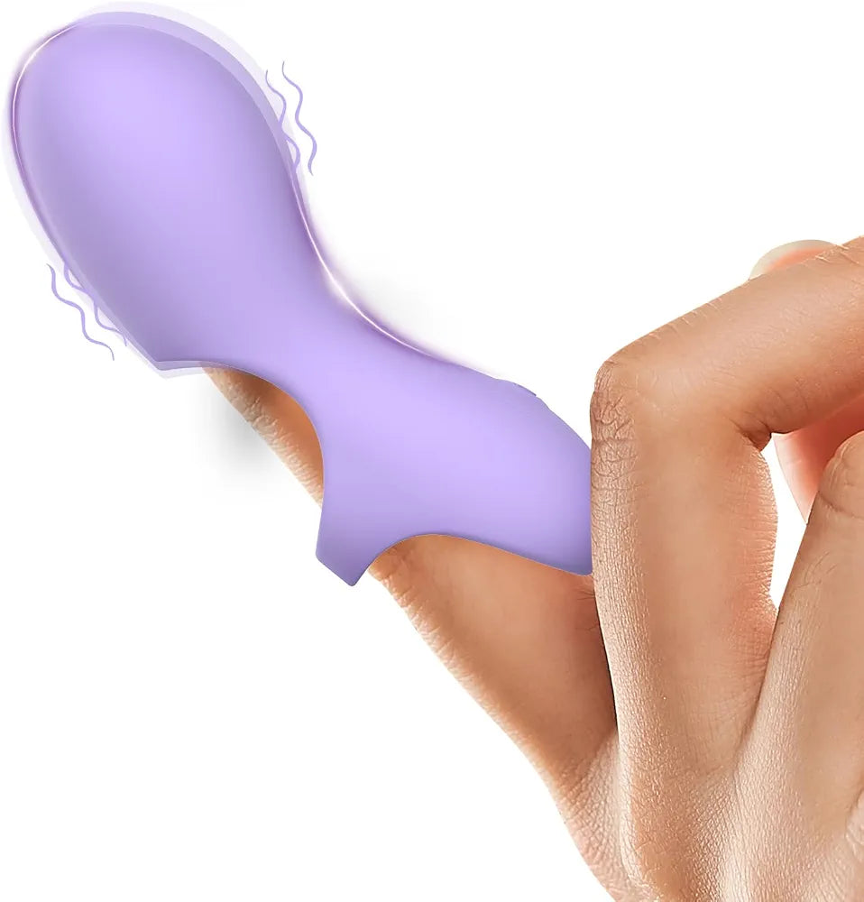 Ergonomic Finger Vibrator for Targeted Clitoral and Nipple Stimulation