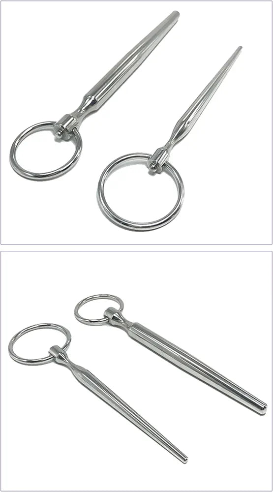 Stainless Steel Urethral Dilator and Stimulator for Men