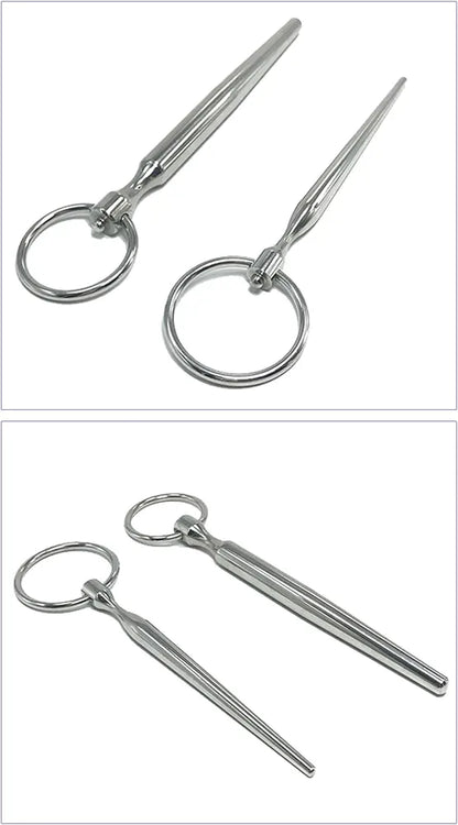 Stainless Steel Urethral Dilator and Stimulator for Men