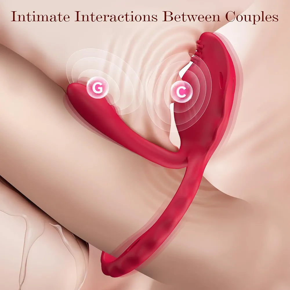 10-Mode Remote Controlled Wearable Vibrating Panty and Nipple Stimulation Set