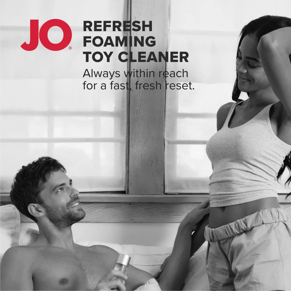 JO Refresh Foaming Toy Cleaner, Gentle Antibacterial Formula, 1.7 Fluid Ounce
