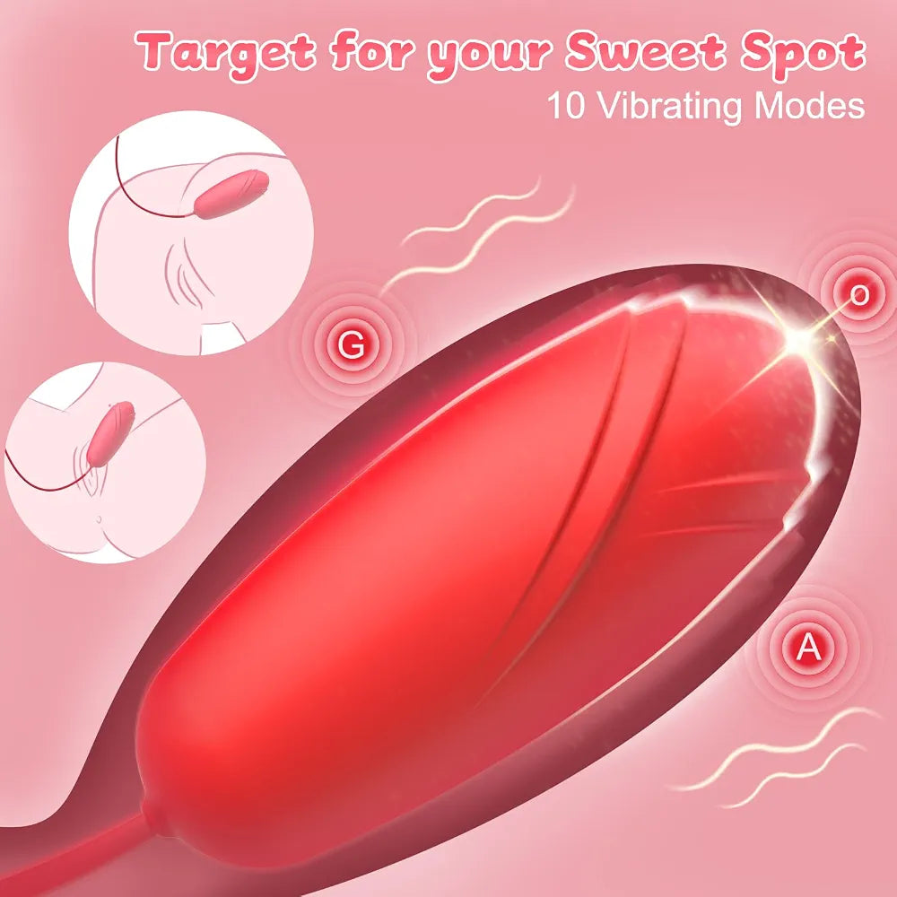 10-Mode Vibrating Nipple Clamps and Bullet Massager Set for Couples