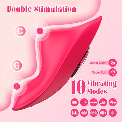 App-Controlled Wearable Remote Vibrating Panties for Couples with 10 Vibration Settings