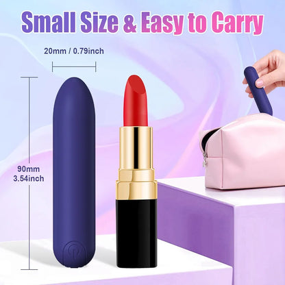 Silicone Rechargeable G-Spot and Clitoral Stimulator with 10 Vibration Modes