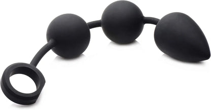 Tom of Finland Premium Weighted Silicone Anal Training Beads