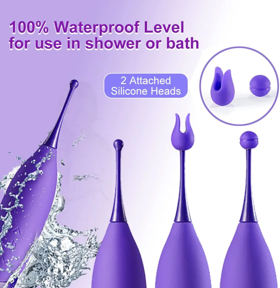 Aumood High-Frequency Dual-Stimulation Vibrator for Women and Couples with Whirling Motion