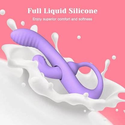 Tracy's Dog Transformable Rabbit Vibrator - 10-Mode Remote Controlled G-Spot and Clitoral Stimulator for Women