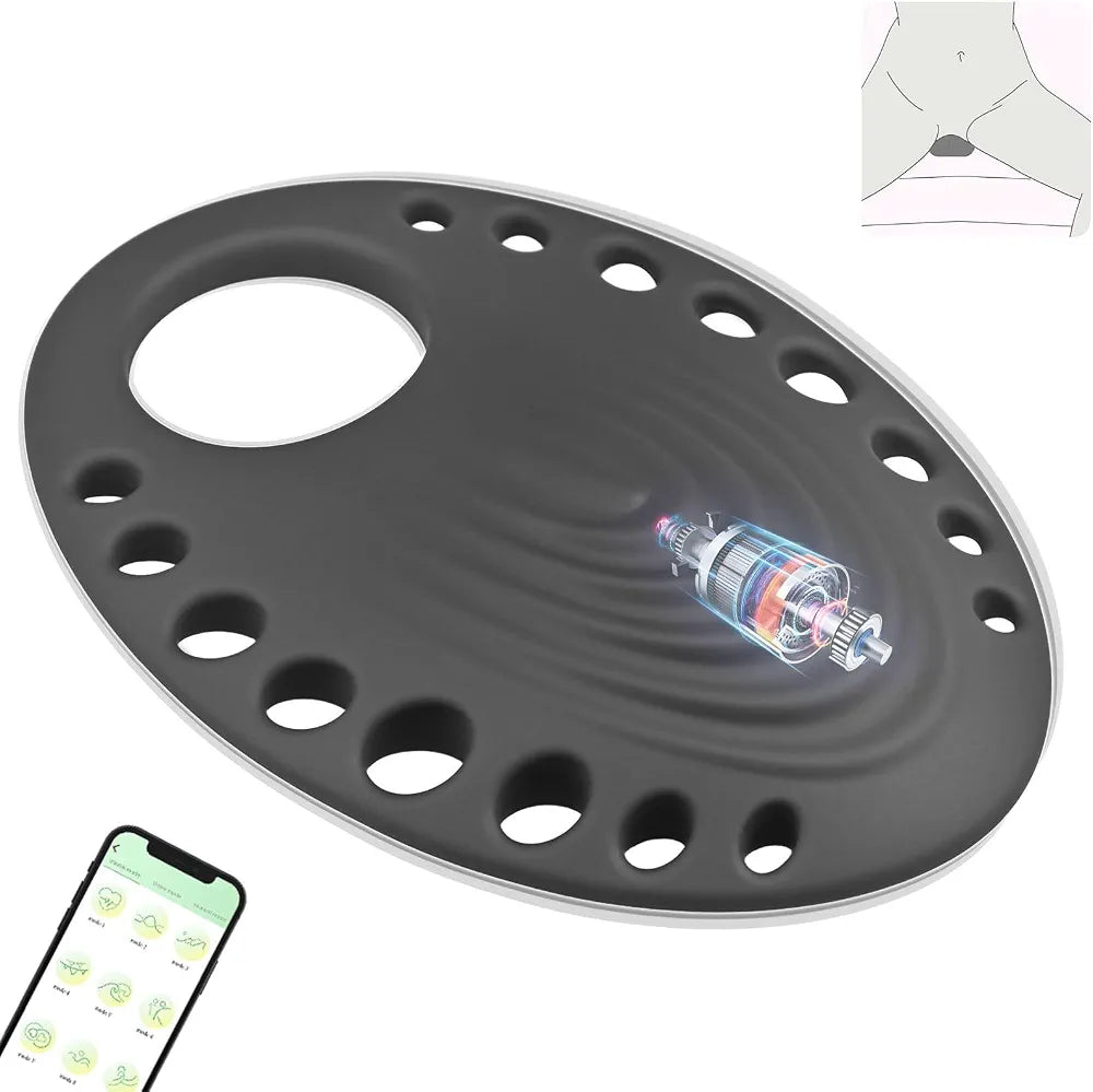 Romi Butterfly 9-Mode Dual-Stimulation Couple's Vibrator - Black