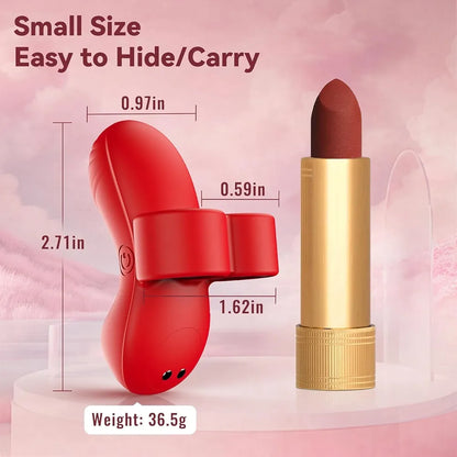 10-Mode Discreet Finger Bullet Vibrator for Clitoral and Nipple Stimulation