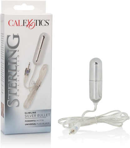 Sterling Collection Slimline Silver Bullet Vibrator by CalExotics