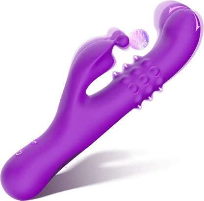 10-Mode Dual-Stimulation Rabbit Vibrator for G-Spot and Clitoral Pleasure