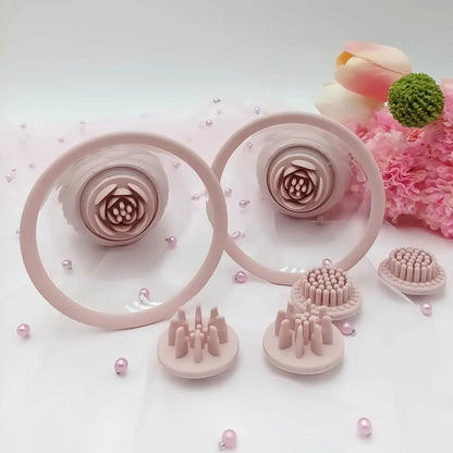 App-Controlled Rotating Nipple Suction Massager with 9 Vibration Modes and 3 Interchangeable Heads