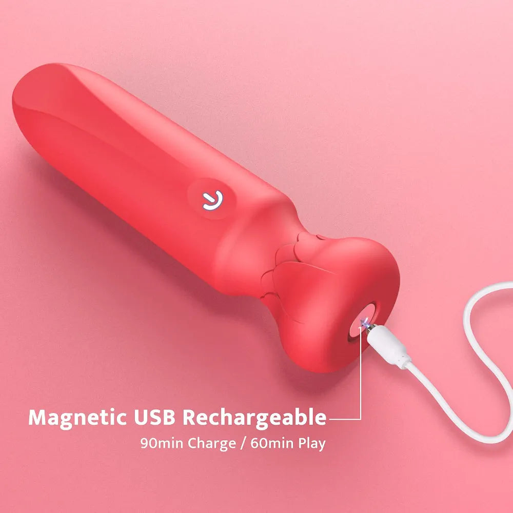 Premium Rechargeable Mini Bullet Vibrator - 10-Mode Waterproof Silicone Clitoral & G-Spot Stimulator for Women