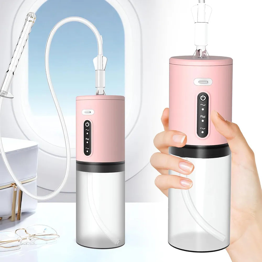 Multi-Function Automatic Anal and Vaginal Cleaner with 3 Speed Modes and Surround Spray for Sex Toys