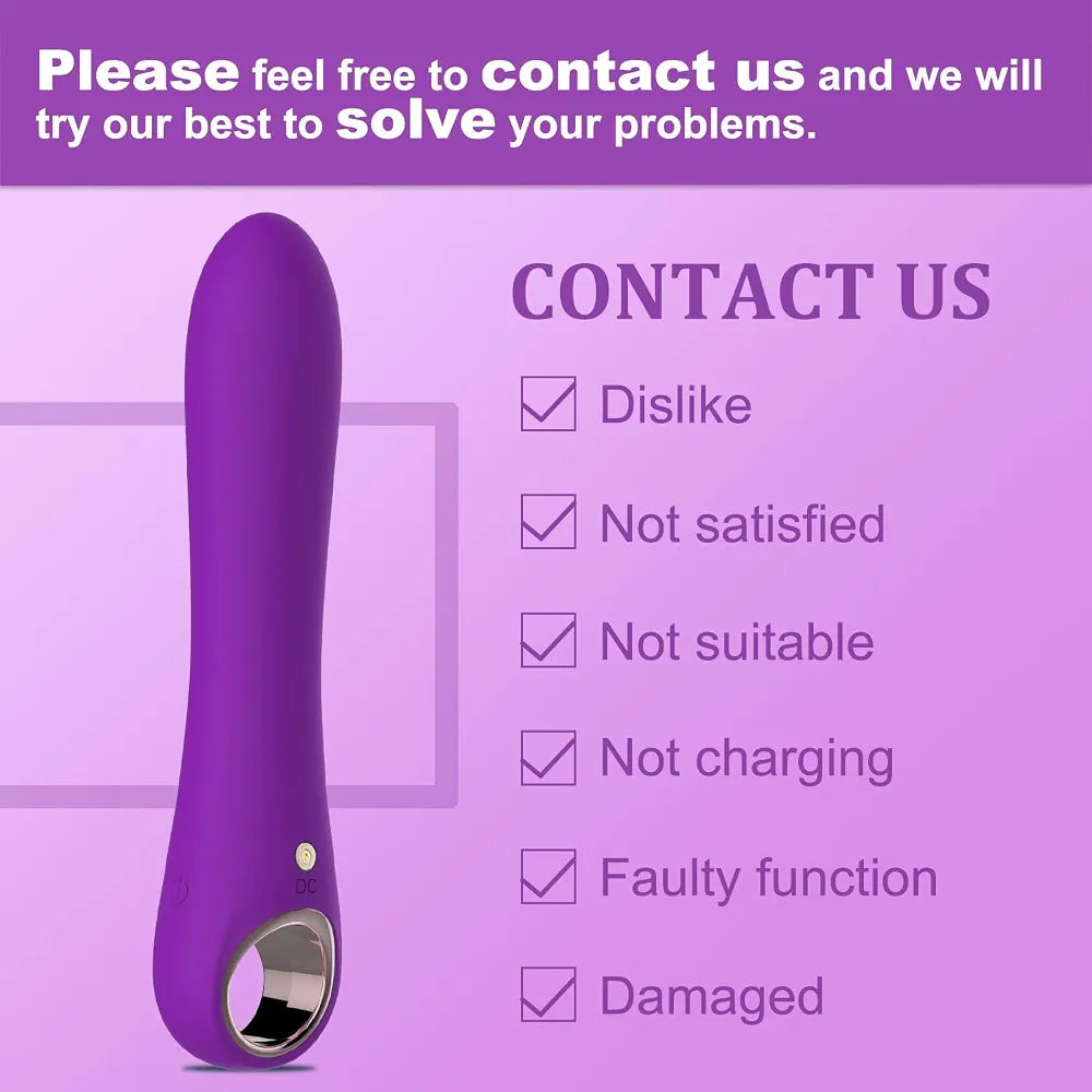 10-Mode Silicone Bullet Vibrator - G-Spot, Clitoral, and Nipple Stimulator for Women and Couples