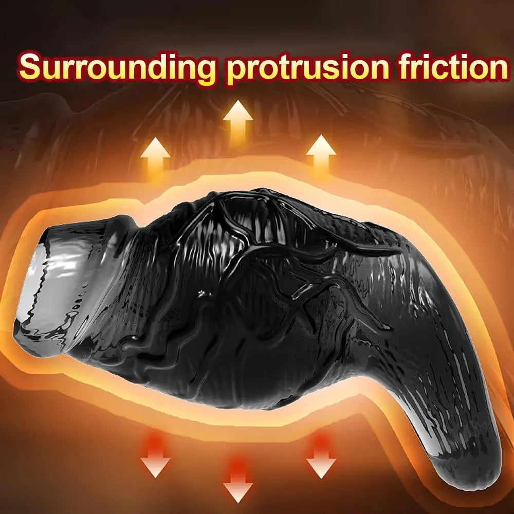 Reusable Silicone Penis Extender and Delay Cock Sleeve for Enhanced Performance