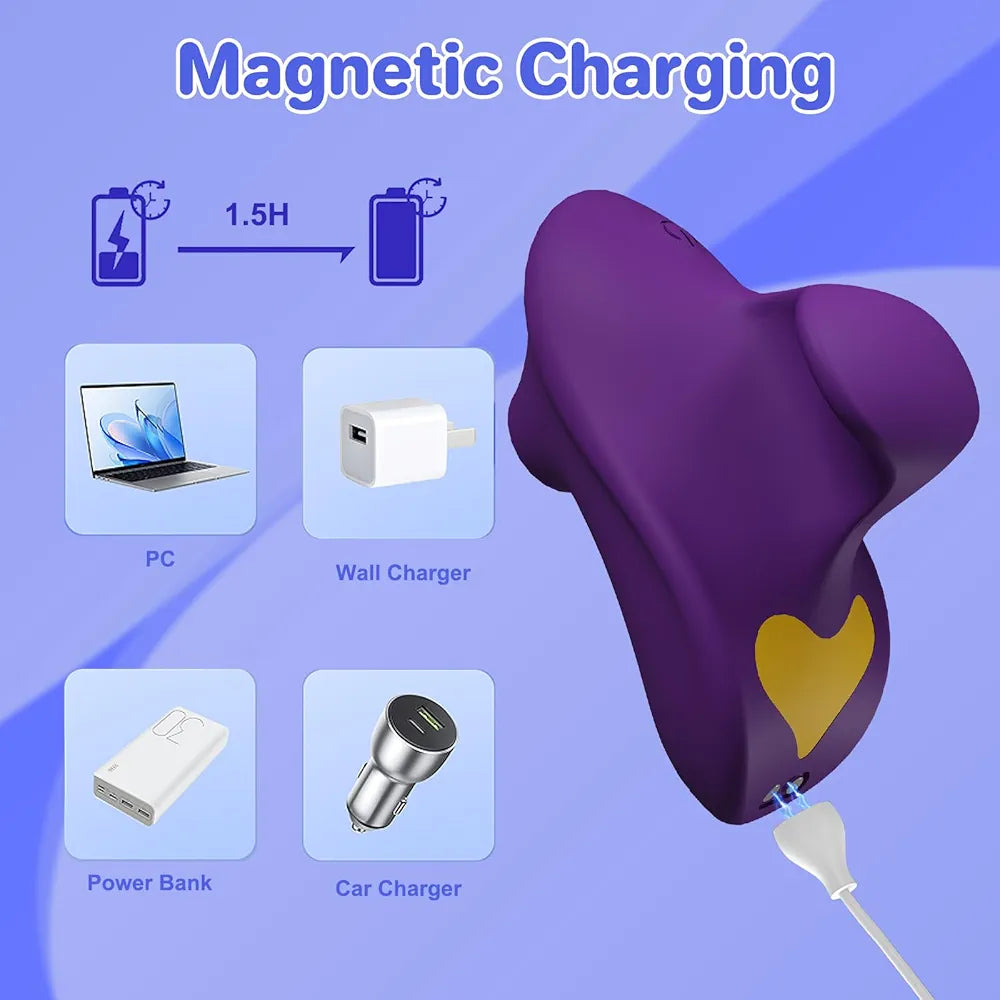 Rose-Shaped Clitoral Suction Stimulator with 10 Vibration Modes for Women