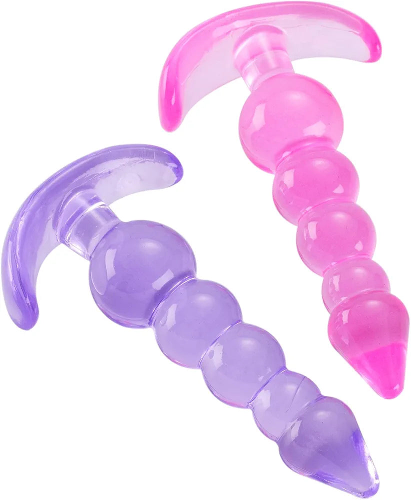 6-Piece Silicone Anal Training Set for Beginners with Prostate Massager