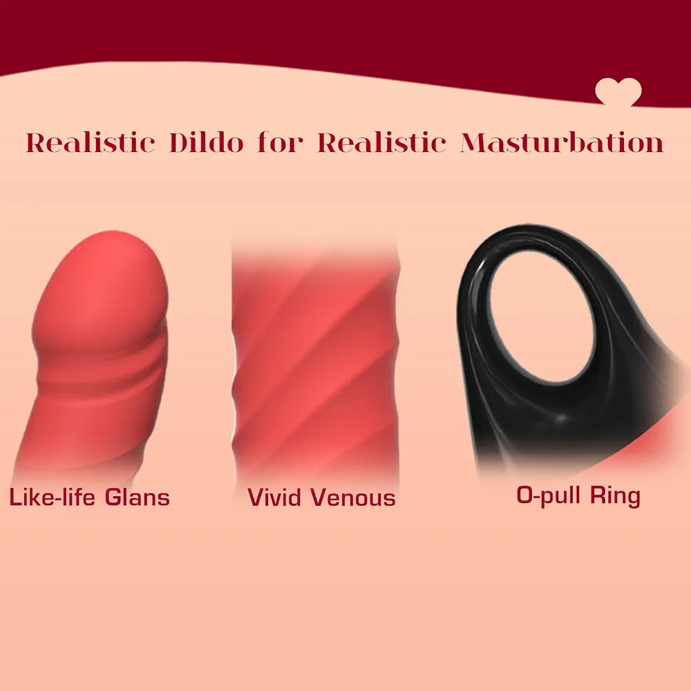YUKZEN 3-in-1 Rabbit Vibrator with Thrusting, Pulsating, and Clitoral Stimulation