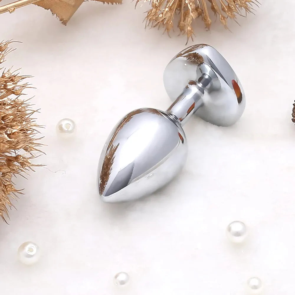 Akstore Small Heart-Shaped Anal Plug - Personal Butt Massager