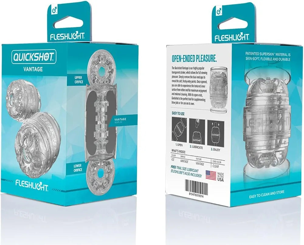 Fleshlight Quickshot Vantage: Versatile Couples and Solo Masturbation Sleeve