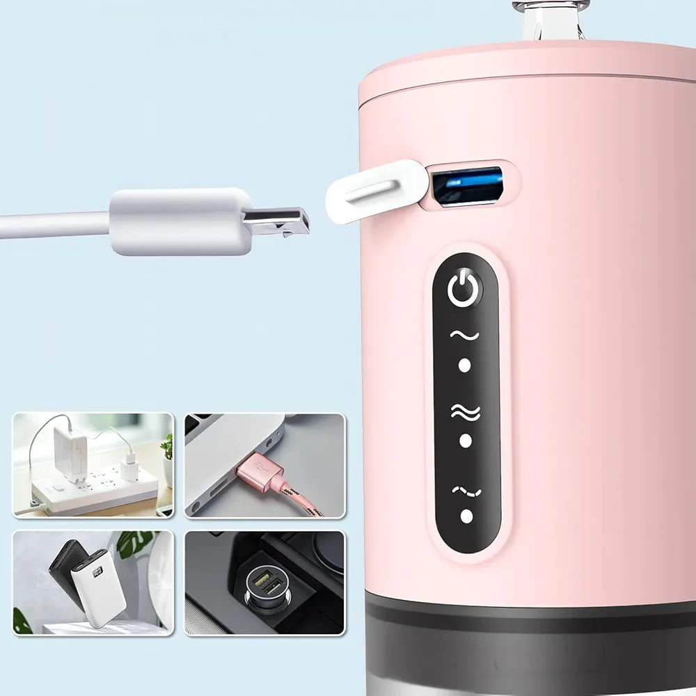 Multi-Function Automatic Anal and Vaginal Cleaner with 3 Speed Modes and Surround Spray for Sex Toys