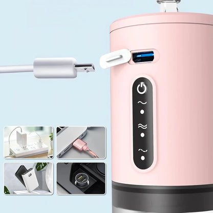 Multi-Function Automatic Anal and Vaginal Cleaner with 3 Speed Modes and Surround Spray for Sex Toys