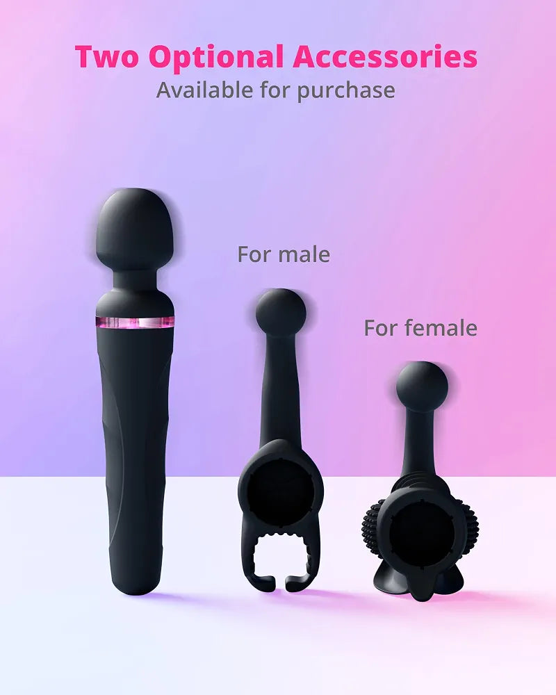 LOVENSE Domi 2 Dual-Head Rotating Wand Massager with Remote Control