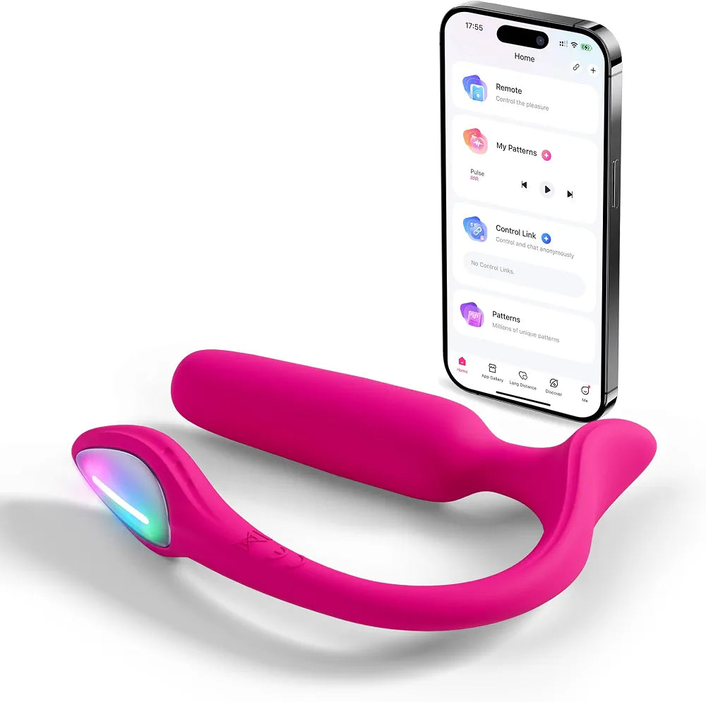 Lush 3 App-Controlled Waterproof Anal Vibrator with LED